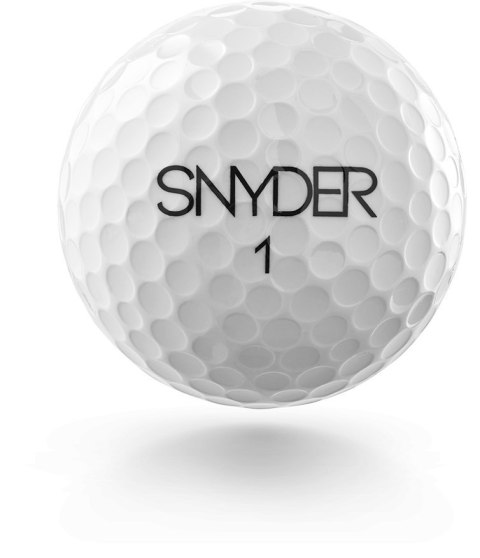 SNYDER, piłki golfowe SNY PRO (białe, zielone napisy)