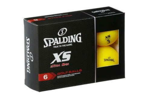 SPALDING, piłki golfowe XS (żółte, 6 szt.)