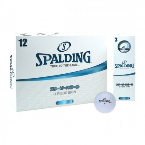 SPALDING, piłki golfowe Spin (białe, 12 szt.)