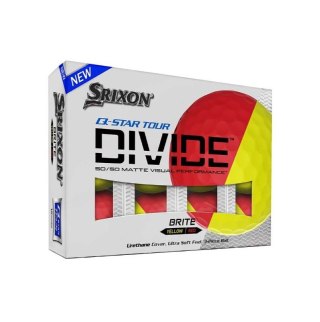 SRIXON, piłki golfowe Q-STAR TOUR DIVIDE (żółto-czerwone, 12 szt)