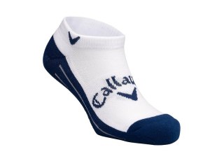 Callaway, skarpety męskie Tour Opti-Dril Low II L/XL (stopki, biało-navy, rozm. 44-47)