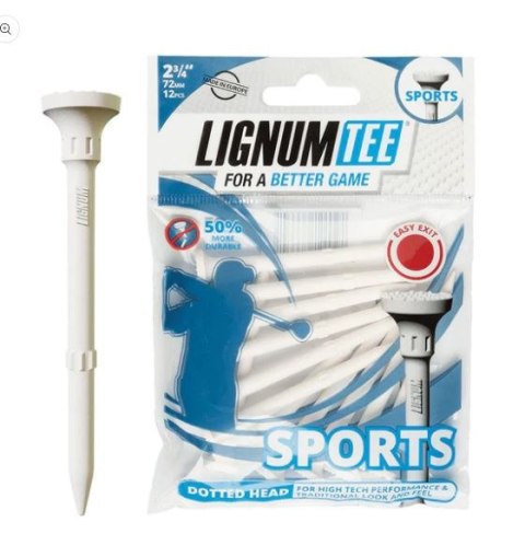 Lignum Sports, tee, kołki do golfa, dlug 72 mm / 2_3/4 cala (12 szt) Lignum Sports, tee, kołki do golfa, dlug 72 mm / 2_3/4 cala (12 szt)