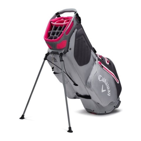 Callaway, torba golfowa Fairway 14 HD (z nóżkami) - szaro-srebrno-różowa