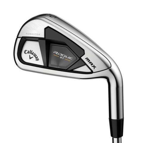 Callaway, zestaw kijów ironów do golfa Rogue ST MAX, 5-PW (stalowy shaft, stiff) - 6 szt