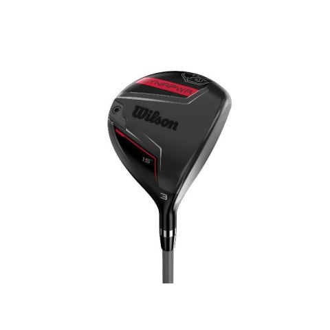 Wilson, kij golfowy fairway wood DYNAPOWER MRH FW3 (15 stopni, Stiff) plus cover