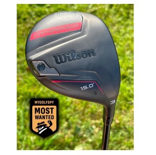 Wilson, kij golfowy fairway wood DYNAPOWER MRH FW3 (15 stopni, Stiff) plus cover