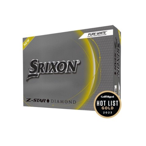 SRIXON, piłki golfowe Z-STAR DIAMOND2 (białe, 12 szt).