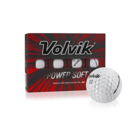 VOLVIK, piłki golfowe POWER SOFT (białe, 12 szt.)