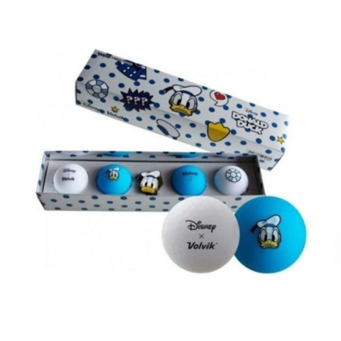 VOLVIK, piłki golfowe , zestaw prezentowy DISNEY DONALD Pack