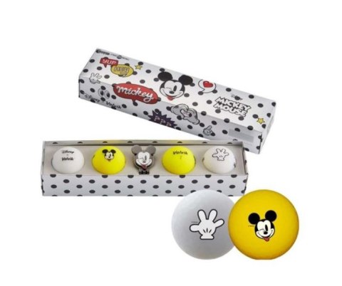 VOLVIK, piłki golfowe, zestaw prezentowy DISNEY MICKEY Pack