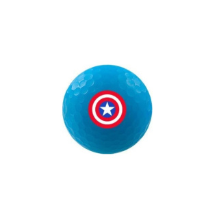 VOLVIK, piłki golfowe, zestaw prezentowy MARVEL Capitan America, Pack