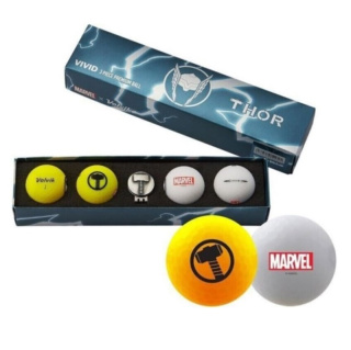 VOLVIK, piłki golfowe, zestaw prezentowy MARVEL THOR, Pack