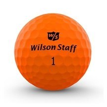 WILSON, piłki golfowe DUO OPTIX (pomarańczowy mat, 3 szt.)