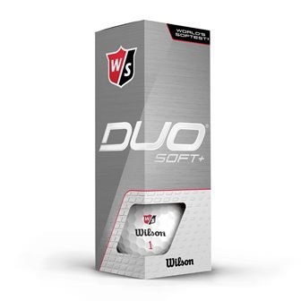 Wilson, piłki golfowe Duo Soft (białe, 3 szt.)