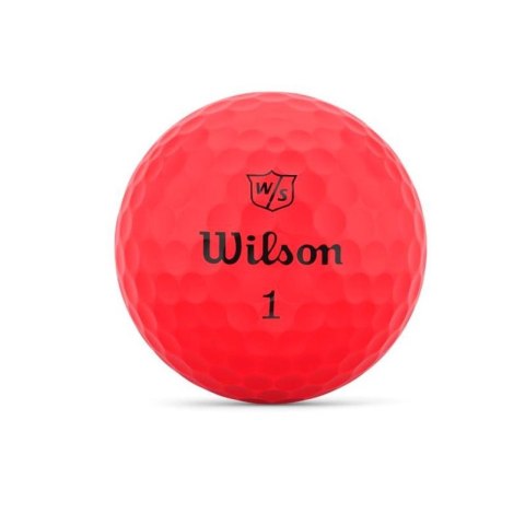 Wilson, piłki golfowe Duo Soft (czerwony mat, 12 szt. )