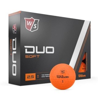 Wilson, piłki golfowe Duo Soft (pomarańczowy mat, 12 szt. )