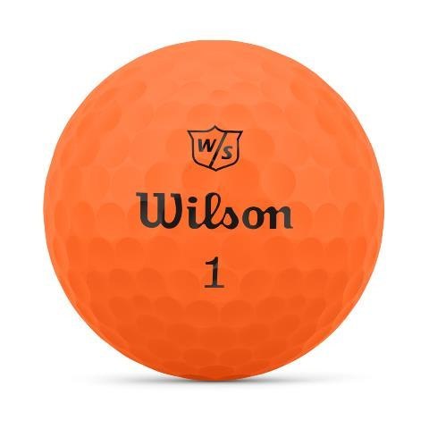 Wilson, piłki golfowe Duo Soft (pomarańczowy mat, 3 szt. )