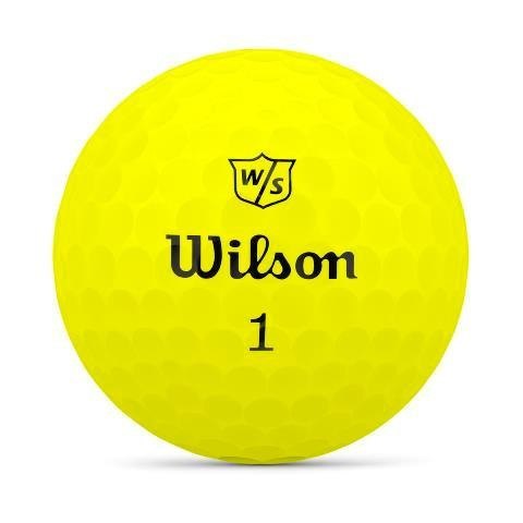 Wilson, piłki golfowe Duo Soft (żółty mat, 12 szt.)