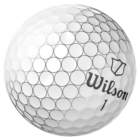 Wilson, piłki golfowe Model 2024 (białe, 12 szt.)