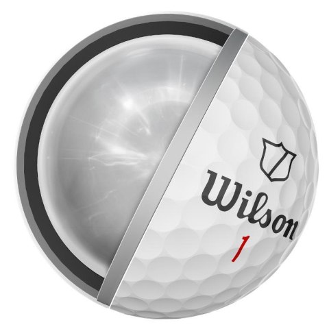 Wilson, piłki golfowe Model X 2024 (białe, 12 szt.)