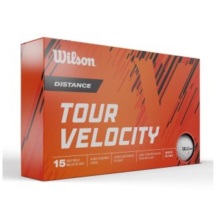 Wilson, piłki golfowe TOUR VELOCITY Distance, model 24 (białe, 15 szt.)