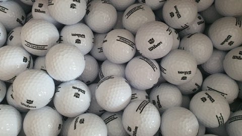 Wilson, piłki golfowe treningowe Premium, nowe na driving range białe, 48 szt.)