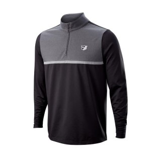 Wilson Staff Bluza Thermal Tech z zamkiem pod szyją (midlayer, czarna, rozm. L)