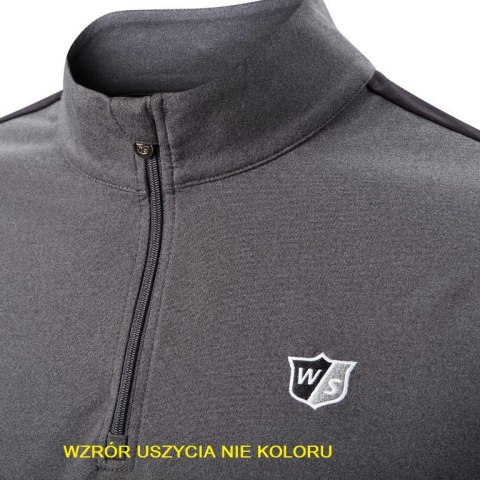 Wilson Staff Bluza Thermal Tech z zamkiem pod szyją (midlayer, czarna, rozm. L)