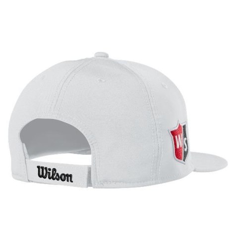 Wilson czapka golfowa FLAT BRIM Juniorska (biała dla dzieci i młodzieży)