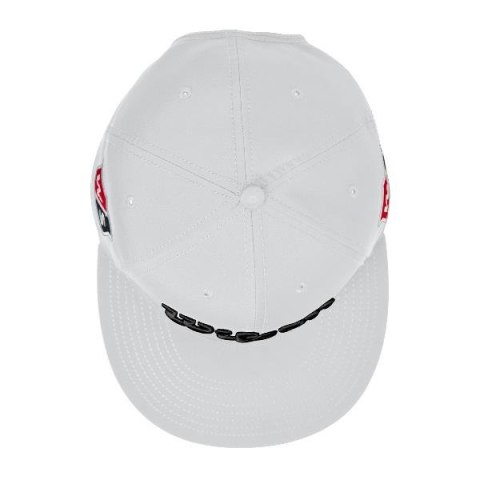 Wilson czapka golfowa FLAT BRIM Juniorska (biała dla dzieci i młodzieży)