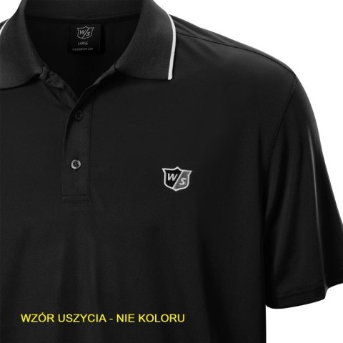 Wilson Staff koszulka golfowa polo Classic, (męska, biała, rozm. L)