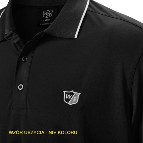 Wilson Staff koszulka golfowa polo Classic, (męska, biała, rozm. L)