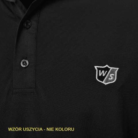 Wilson Staff koszulka golfowa polo Classic, (męska, biała, rozm. L)