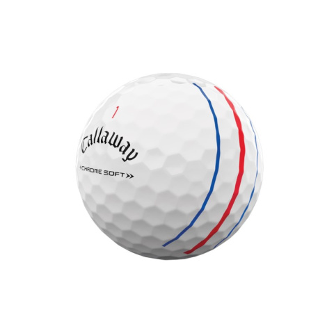 CALLAWAY, piłki golfowe CHROME SOFT 2022 Triple Track (białe, 12 szt.)