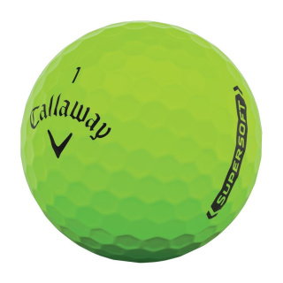 Callaway, piłki golfowe SUPERSOFT 2023 (jasno zielony mat, 3 szt.)