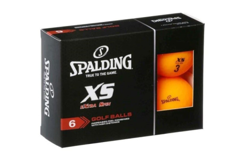 SPALDING, piłki golfowe XS (pomarańczowe, 6 szt.)