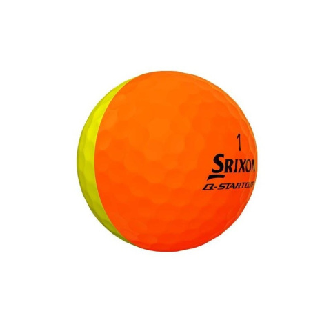 SRIXON, piłki golfowe Q-STAR TOUR DIVIDE (żółto-pomarańczowe, 12 szt)