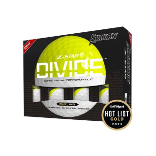 SRIXON, piłki golfowe Z-STAR DIVIDE (biało-żółte, 12 szt)