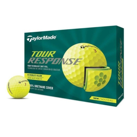 TAYLOR MADE, piłki golfowe Tour Response (żółte, 12 szt.)