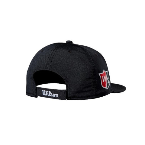 Wilson, czapka golfowa Tour Flat Brim (czarna)