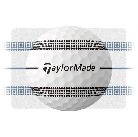 TAYLOR MADE, piłki golfowe TP5 Stripe, model 2024 (białe, 12 szt.)