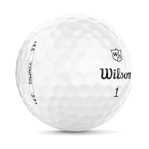 Wilson, piłki golfowe TRIAD (białe, 12 sztuk)