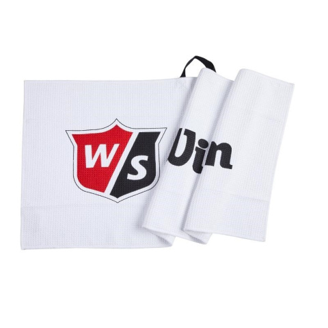 Wilson, ręcznik do kijów golfowych Tour Caddy Towel (mikorfirbra, biały, 91 x 40 cm)