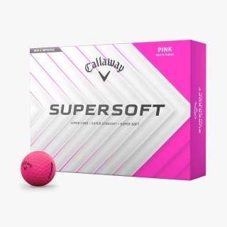 Callaway, piłki golfowe SUPERSOFT 2025 (różowy mat, 12 szt.)