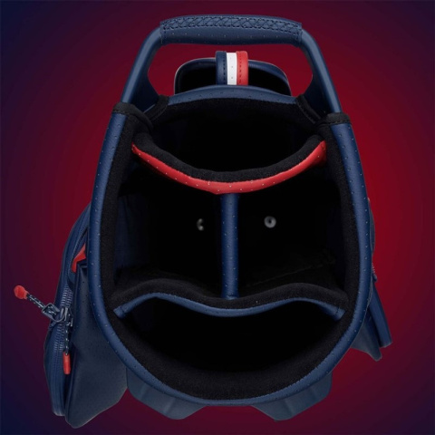 Ogio, torba golfowa Shadow (z nóżkami/standbag) - czerw-biało-czar, model 2025