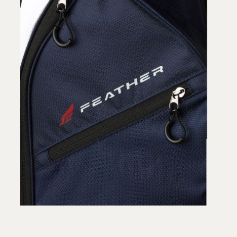 Wilson, torba golfowa Feather (z nóżkami, standbag) granatowo-biała, model 2025