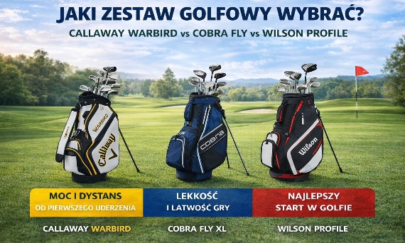 Zestawy golfowe dla początkujących – Callaway Warbird vs Cobra Fly vs Wilson Profile